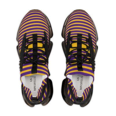 Purple And Gold Sneakers