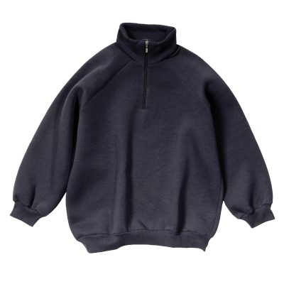 Oversized Quarter Zip Fleece Sweatshirt In 4 Colors: