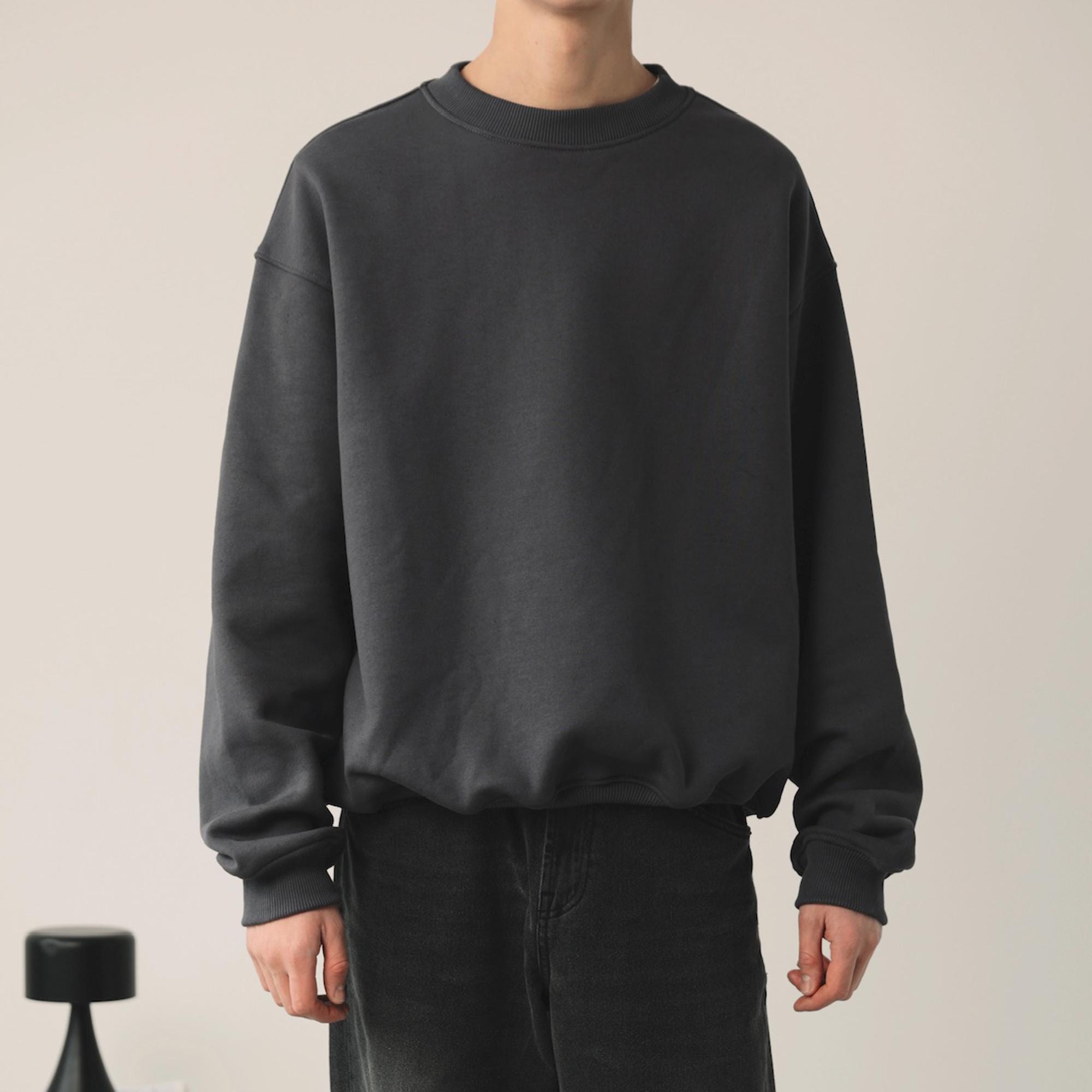 Oversized Fleece Sweatshirt (3 Colors): Heavyweight 550 Gsm