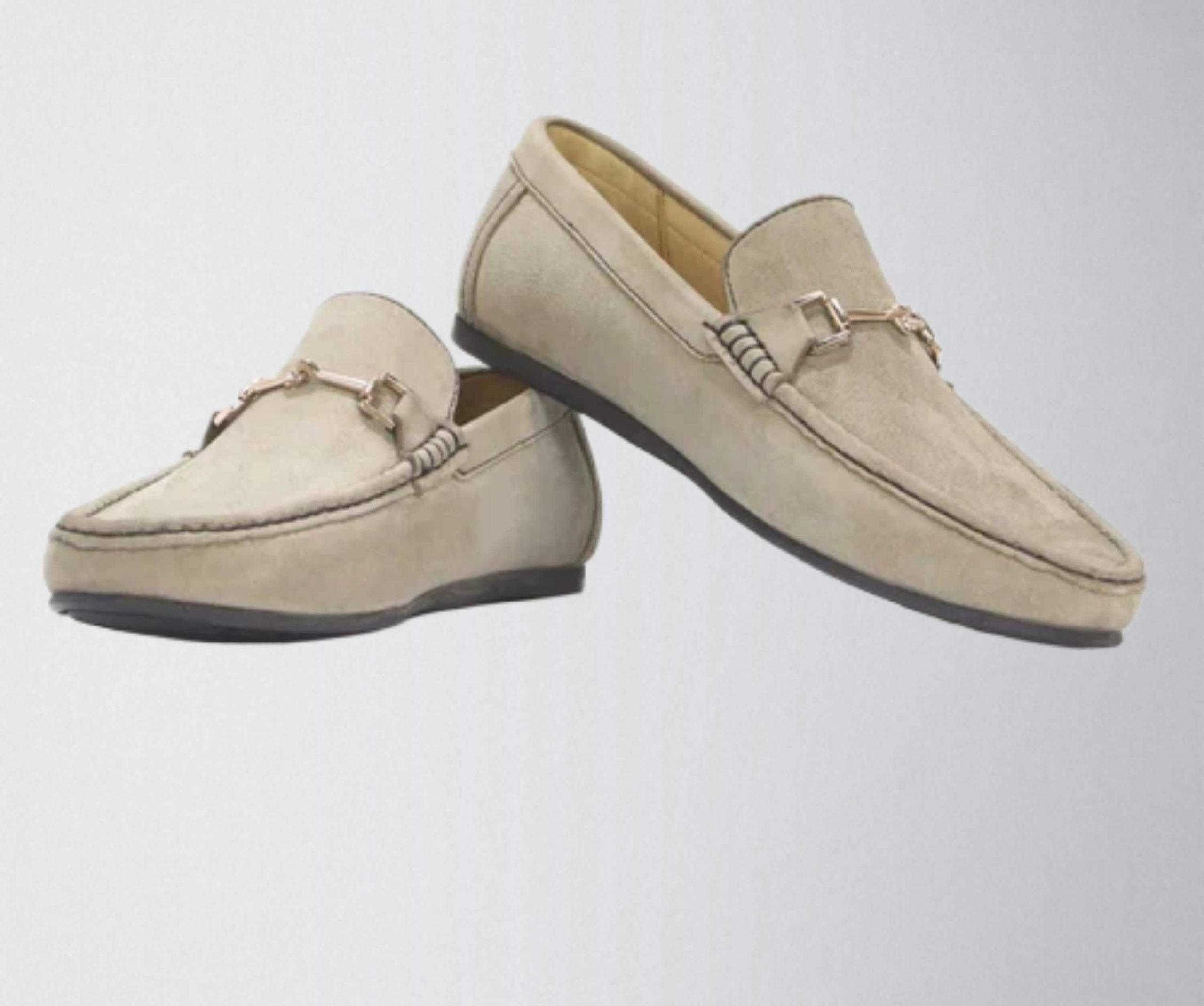 Handmade Suede Slip On Loafers: Men's Bespoke Shoes