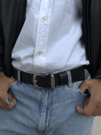 Balck Leather Belt Mens Buckles Fashion Accessories For